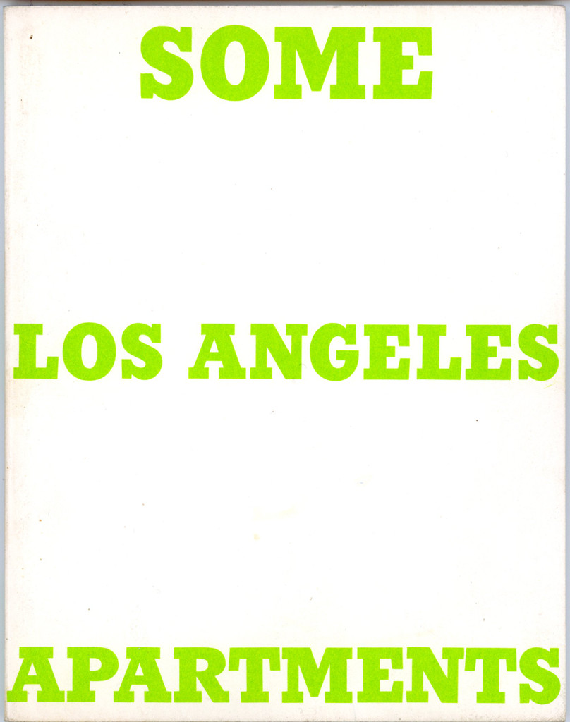 Ed Ruscha, Some Los Angeles Apartments, 1970