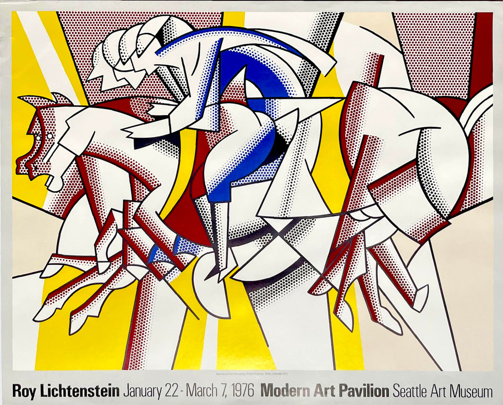 Roy Lichtenstein, Roy Lichtenstein at Modern Art Pavilion, Seattle Art Museum Limited Edition poster, 1976