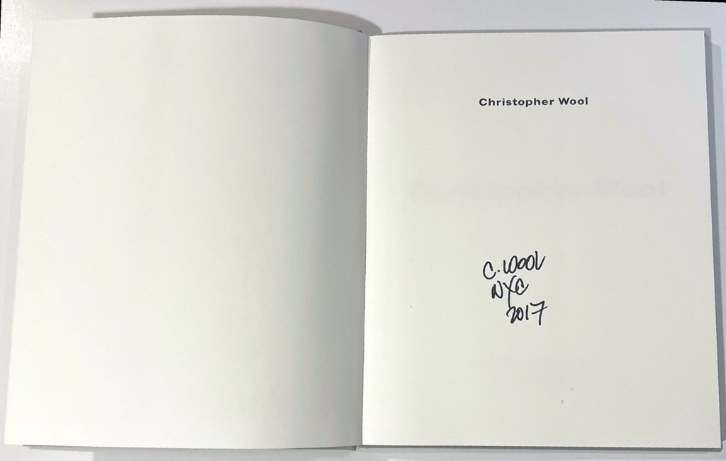 Christopher Wool, Christopher Wool (Hand signed and dated), 2006