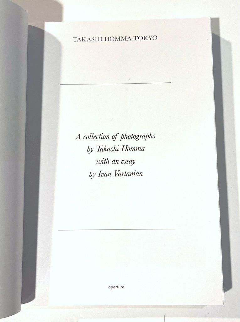 Takashi Homma, Takashi Homma Tokyo (hand signed, inscribed and dated by Takashi Homma), 2008