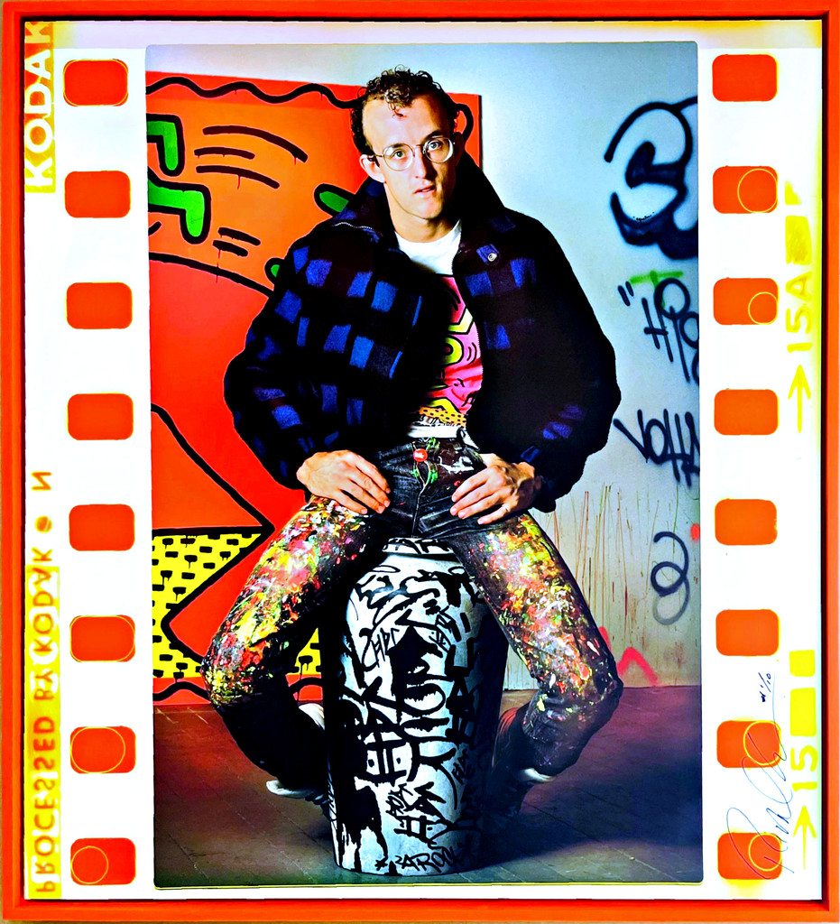 Richard Corman, Keith Haring 1 - NYC, 1985 (hand signed twice), 2022