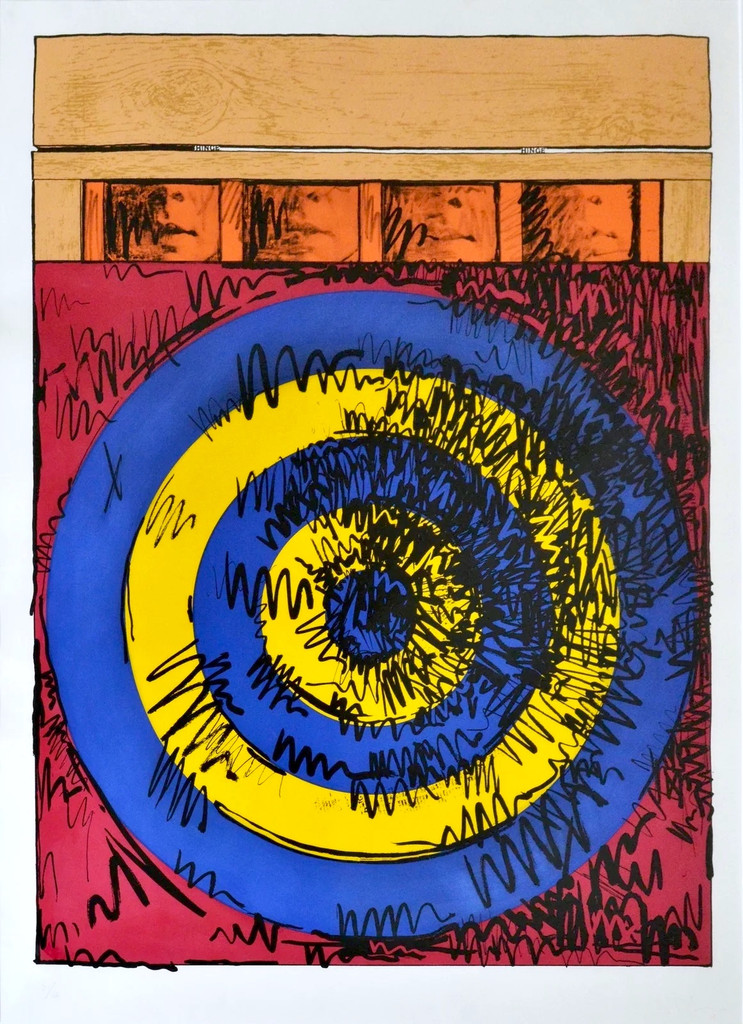 Jasper Johns, Target with Four Faces (ULAE 55), 1968