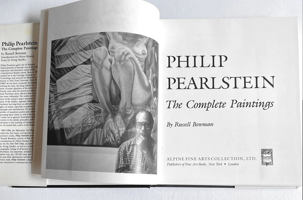 Philip Pearlstein, Philip Pearlstein The Complete Paintings (Hand signed, dated and inscribed by Philip Pearlstein), 1984