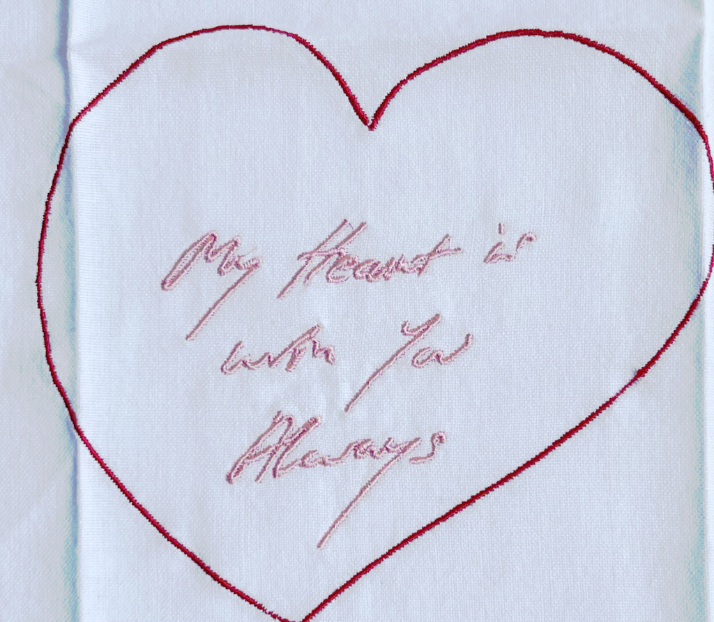 Tracey Emin,  My Heart is With You Always, 2015