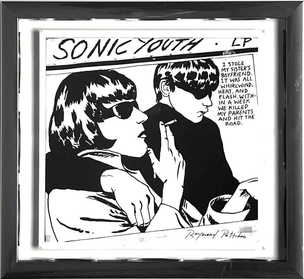 Raymond Pettibon, Sonic Youth (Hand Signed by Raymond Pettibon), 1990