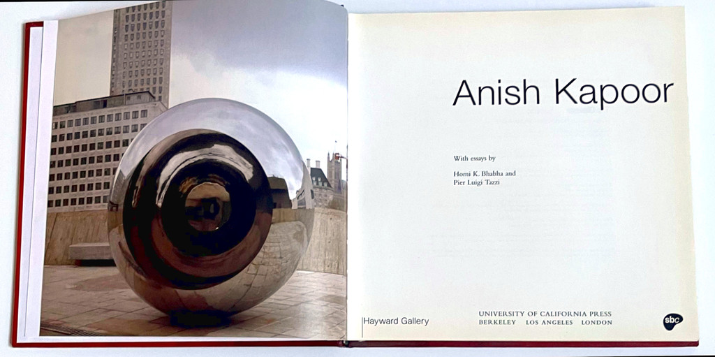 Anish Kapoor, Anish Kapoor (Hand signed and inscribed to Nadine by Anish Kapoor), 1998