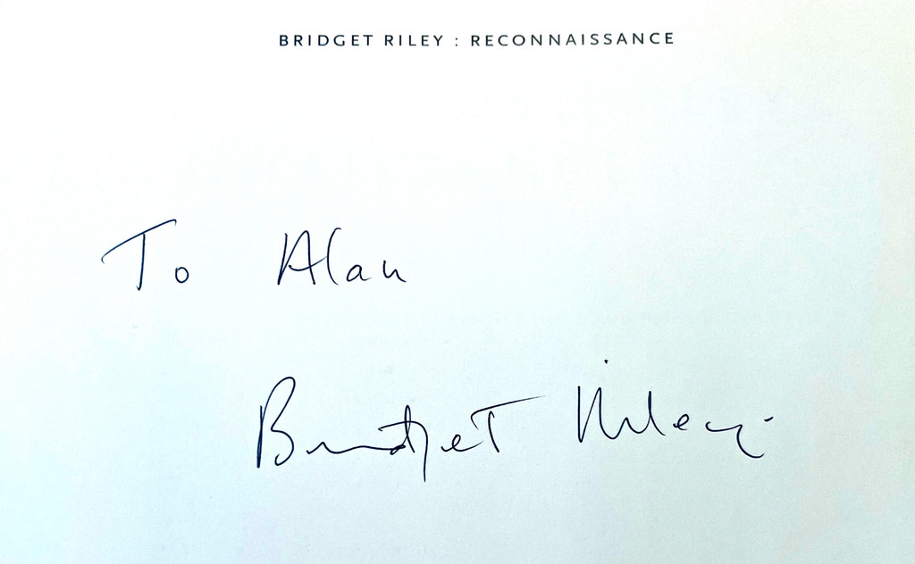 Bridget Riley, Bridget Riley: Reconnaissance (hand signed and inscribed by Bridget Riley), 2001