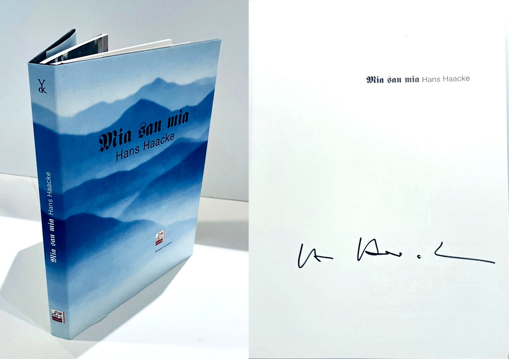 Hans Haacke, Mia San Mia (Hand signed by Hans Haacke), 2001