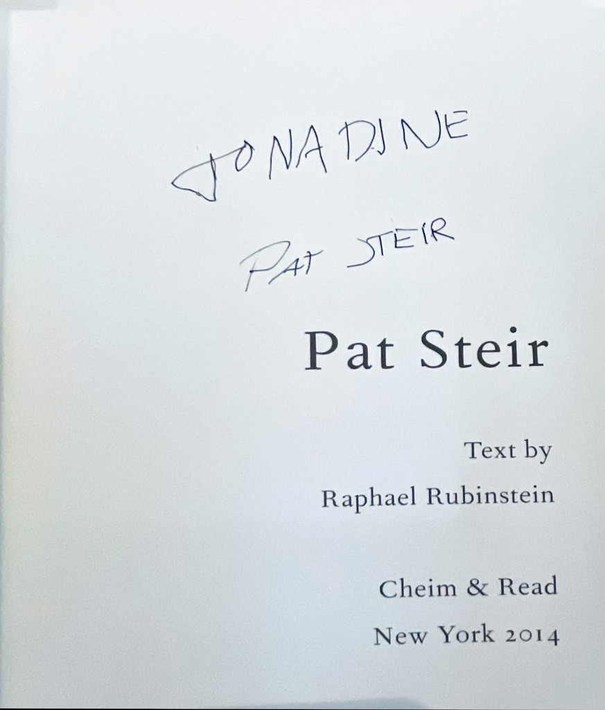 Pat Steir, Pat Steir (Hand signed and inscribed by Pat Steir), 2014