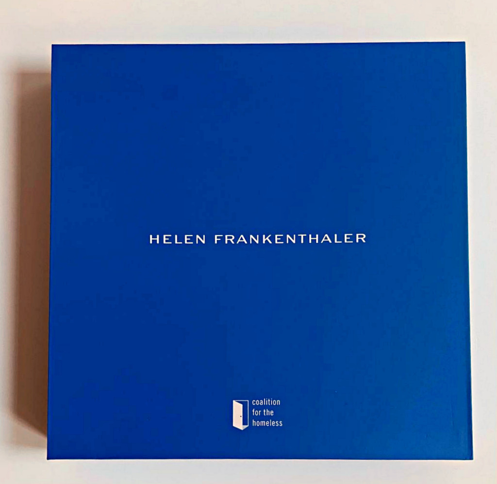 Helen Frankenthaler, Acrobat (detail), Limited Edition Porcelain Plate in bespoke blue box, 2021