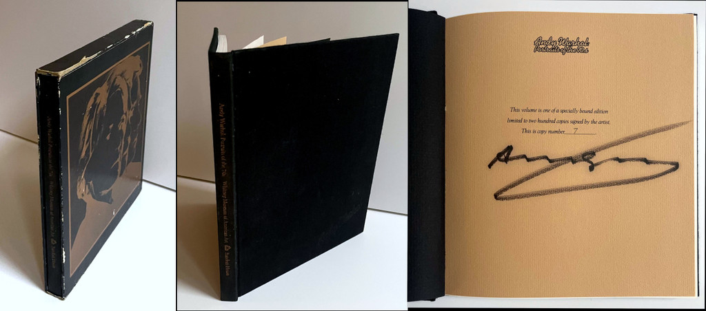 Andy Warhol, Portraits of the 1970s (Deluxe Edition Monograph with Slipcase, Hand Signed and Numbered by Warhol), 1979