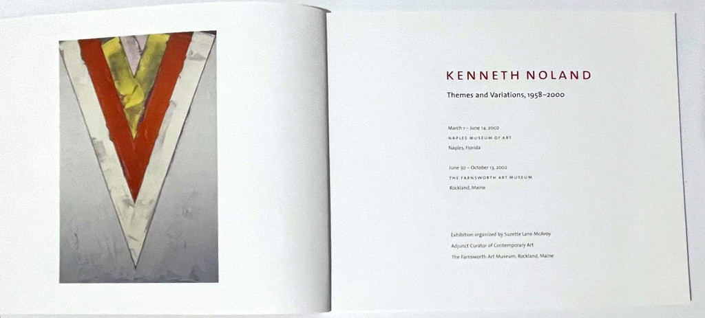 Kenneth Noland, Themes and Variations 1958-2000 (hand signed by Kenneth Noland), 2002