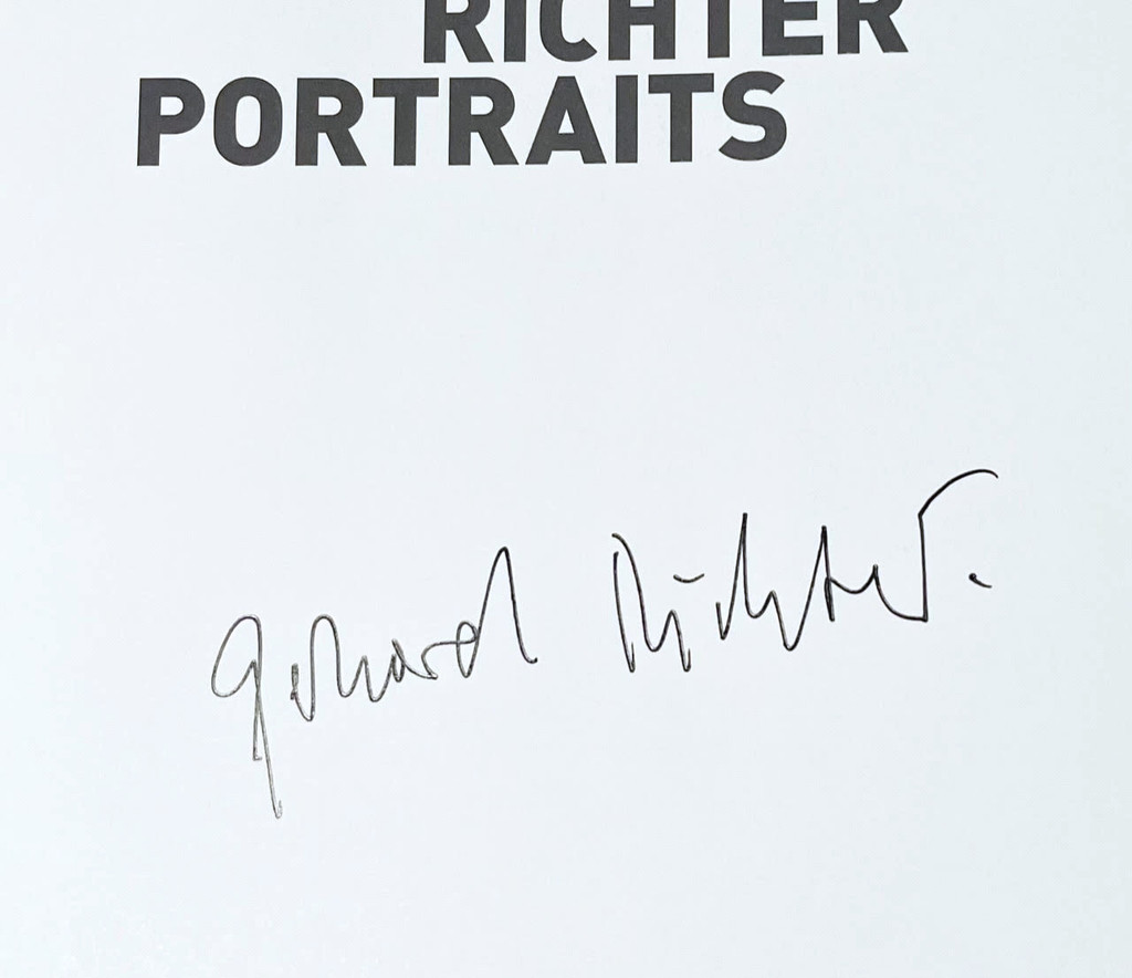 Gerhard Richter, GERHARD RICHTER PORTRAITS (official hand signed copy), 2009
