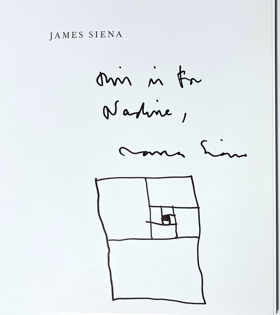 James Siena, "This is for Nadine", signed drawing, 2005