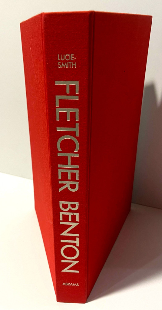 Fletcher Benton, Large hardback monograph (hand signed twice by Fletcher Benton), 1990