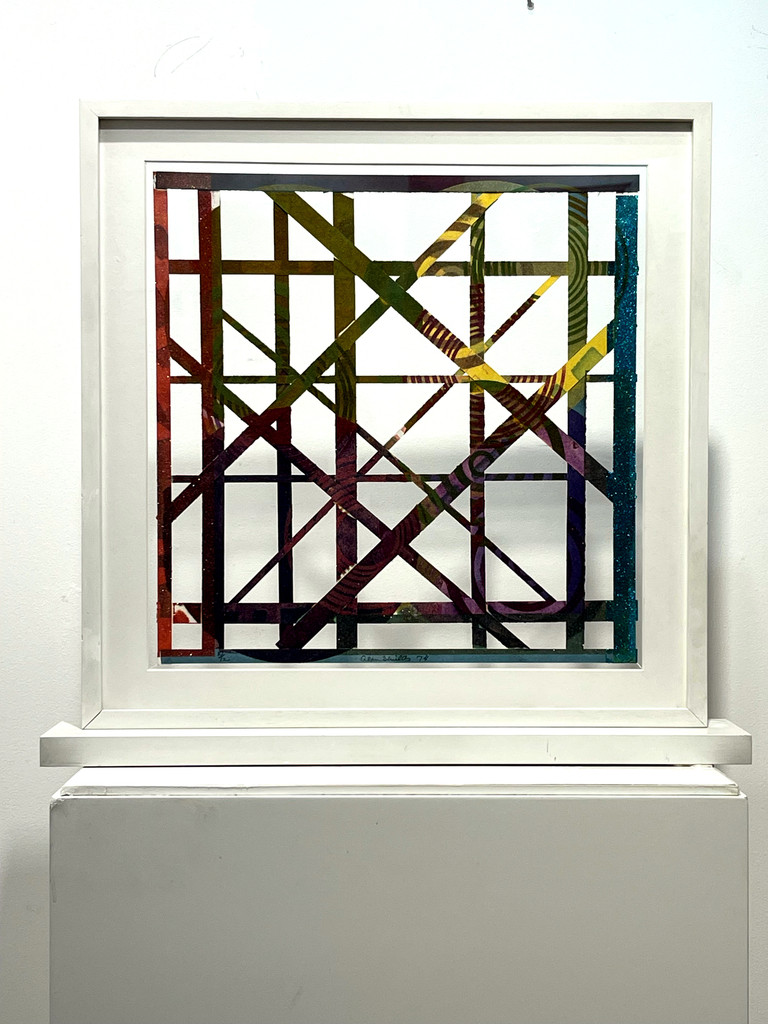 Alan Shields, Untitled double sided mixed media work, 1974