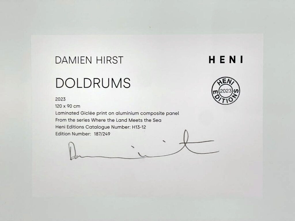 Damien Hirst, Doldrums, H13-12, from Where the Land Meets the Sea, 2023