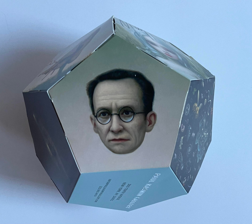 Mark Ryden, 2 part invitation forming a 3-D Dodecahedron (hand signed by Mark Ryden), 2016