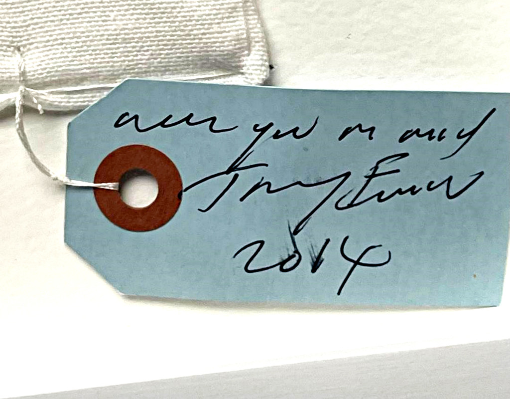 Tracey Emin, My Heart is With You Always, framed with hand signed and inscribed tag, 2015