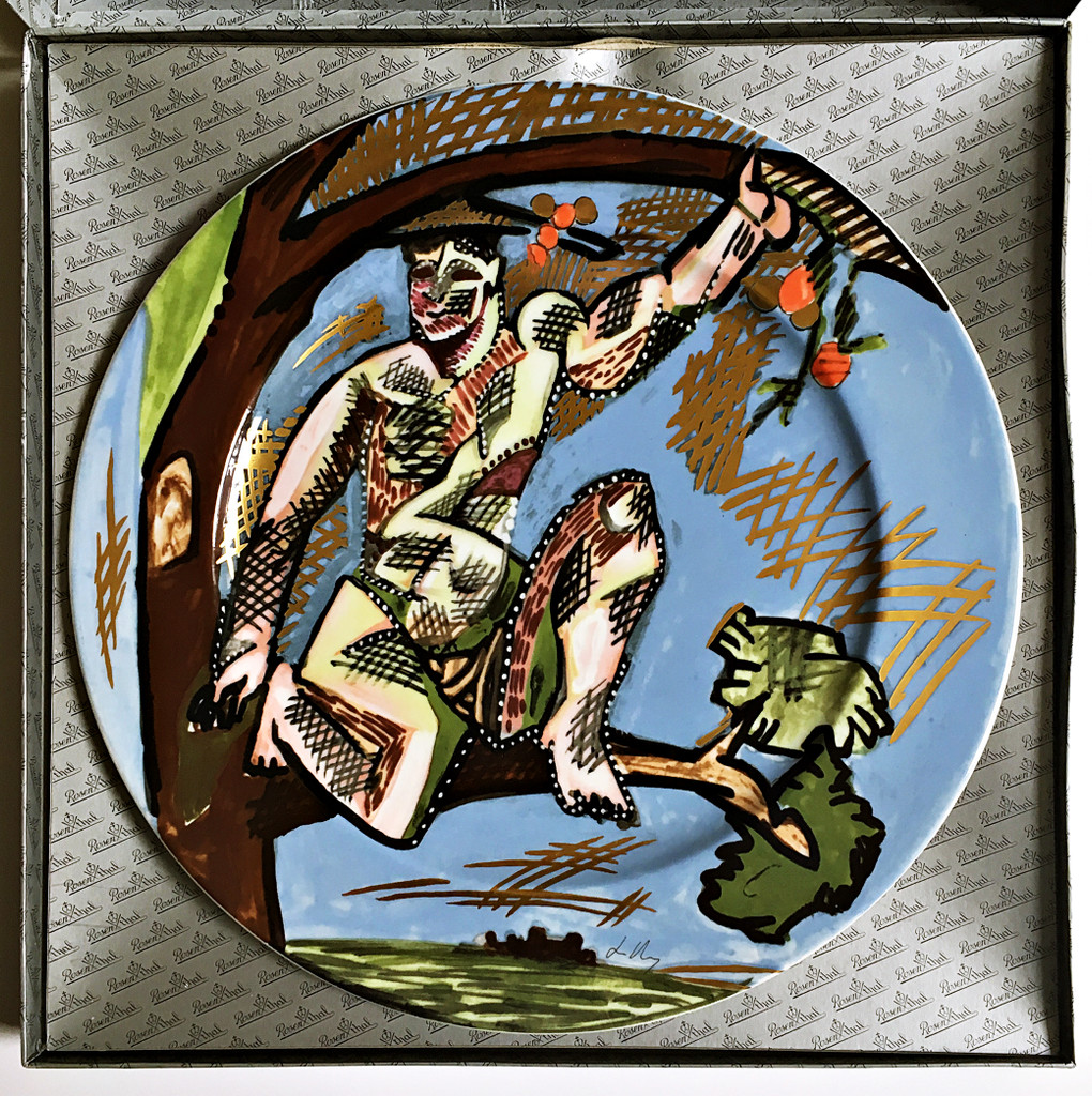 Sandro Chia, Kunstlerplatzteller Artists Plate, ca. 1995