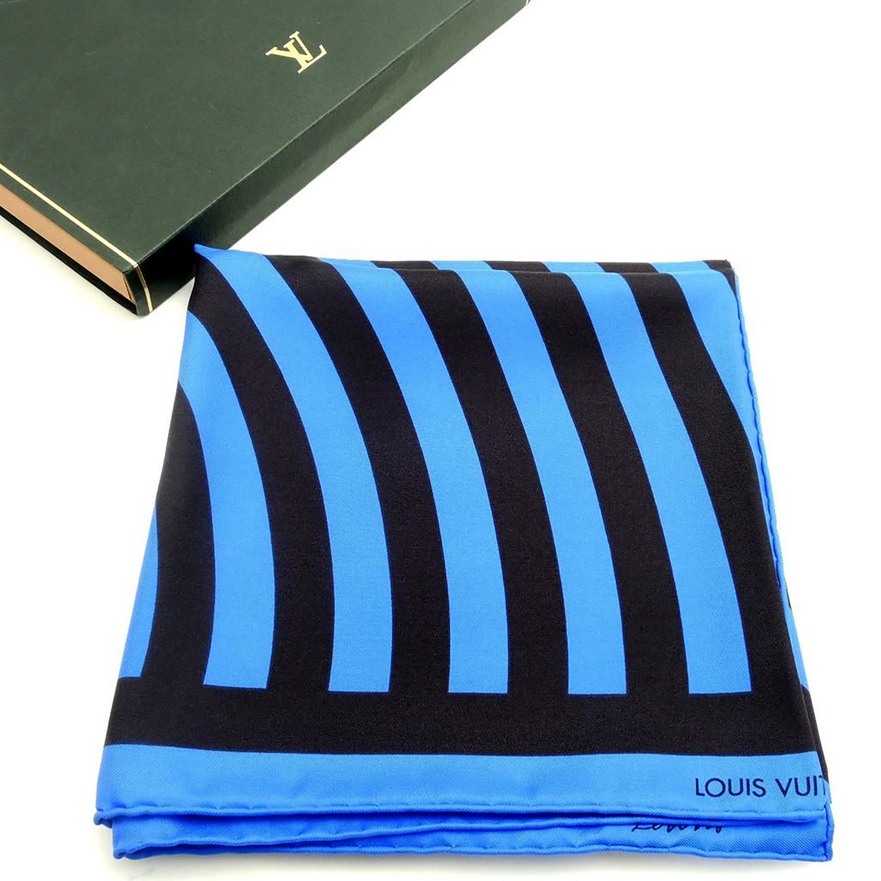 Sol LeWitt, Limited Edition Vintage Signed Louis Vuitton Silk