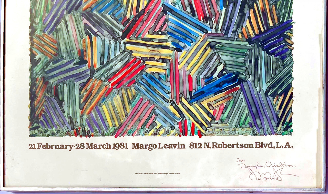 Jasper Johns, Offset Lithograph (Hand Signed by Jasper Johns