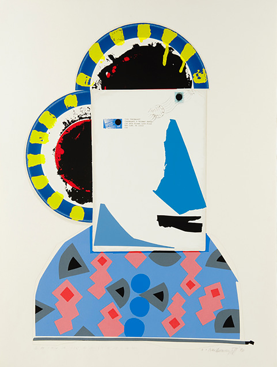 アート・デザイン・音楽 Ivan Chermayeff IVAN CHERMAYEFF, Geisha in Amsterdam 1982, Serigraph printed in
