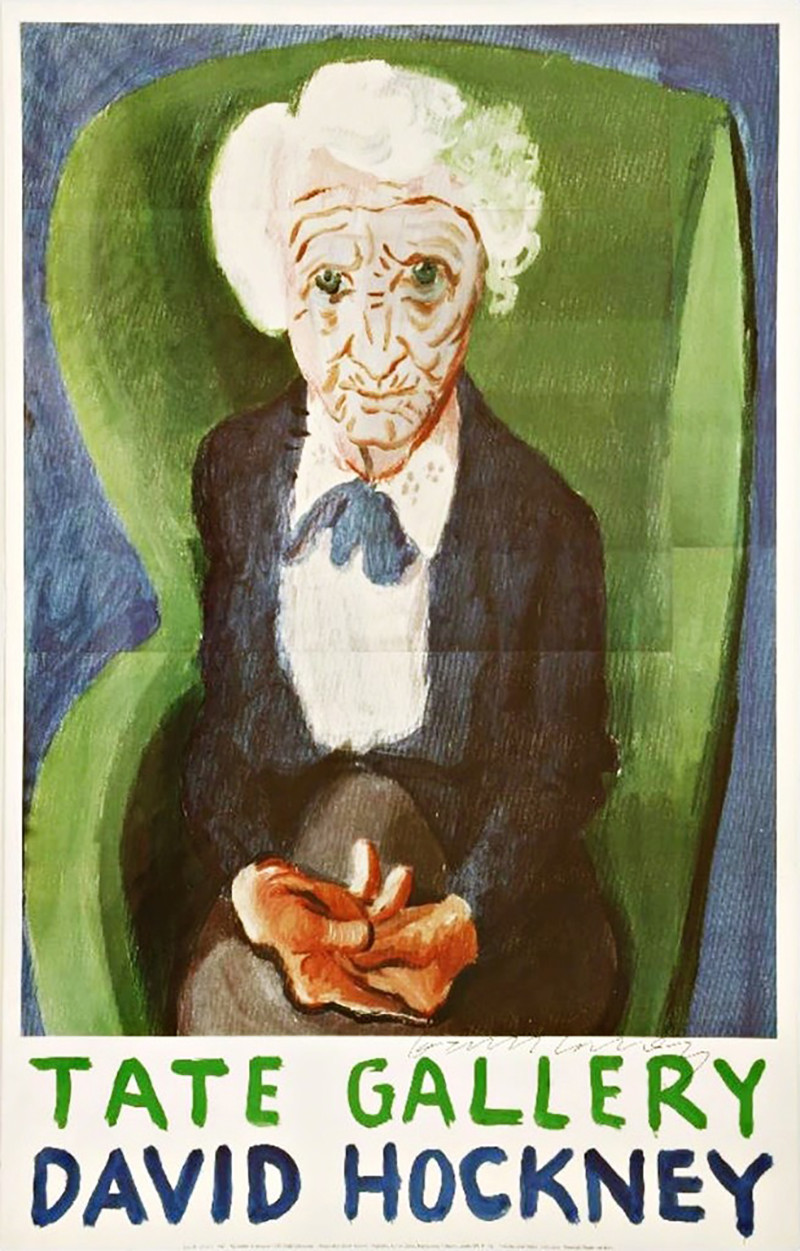 David Hockney My mother Bridlington ポスター David Hockney My Mother (Bridlington), 1988 - Alpha 137 Gallery