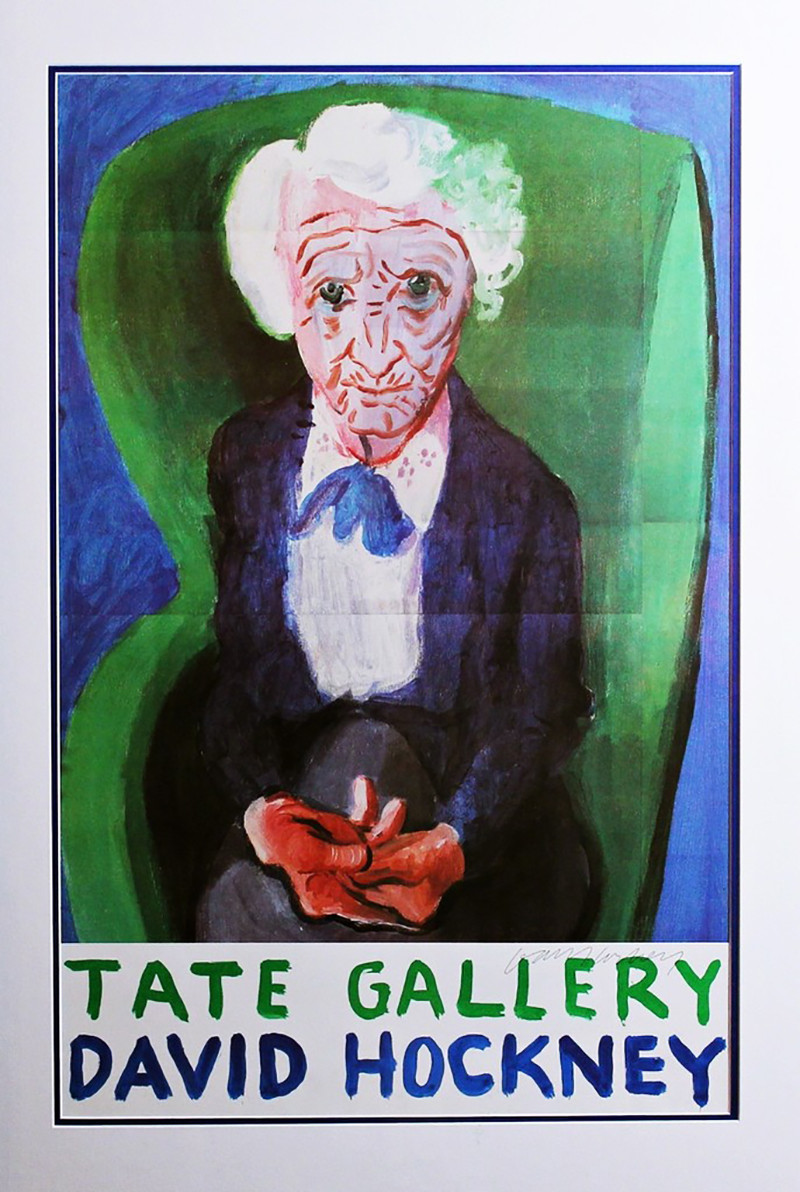 David Hockney My Mother (Bridlington), 1988 - Alpha 137 Gallery