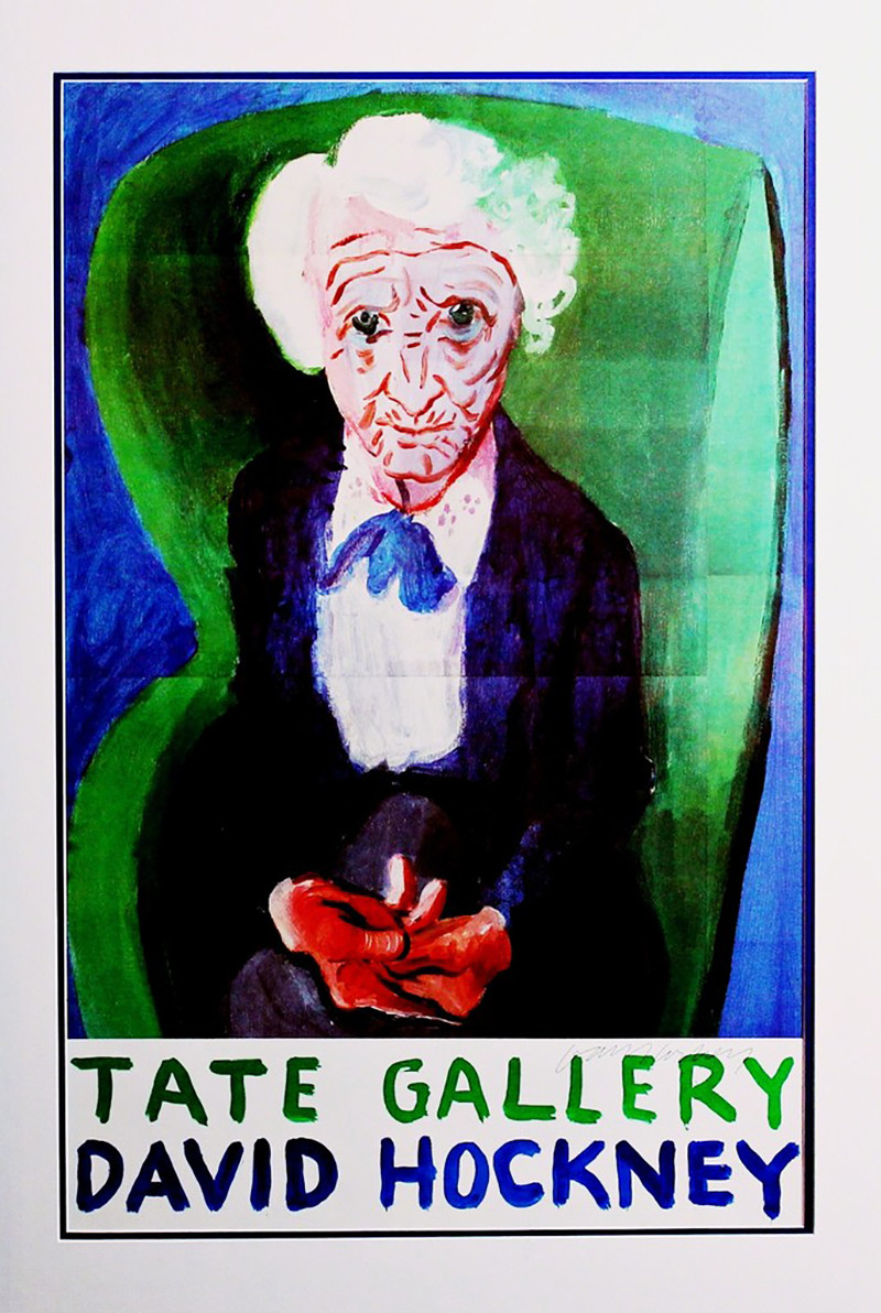 David Hockney My Mother (Bridlington), 1988 - Alpha 137 Gallery