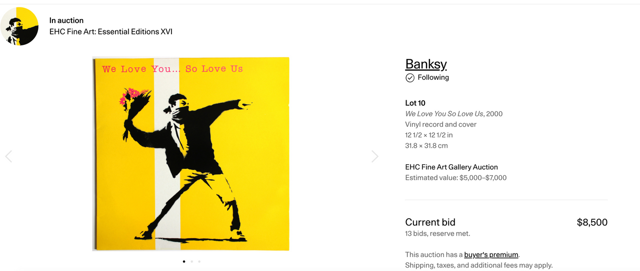We Love You... So Love Us BANKSY バンクシー BANKSY We Love You So Love Us Too (CD) • Silverback Gallery