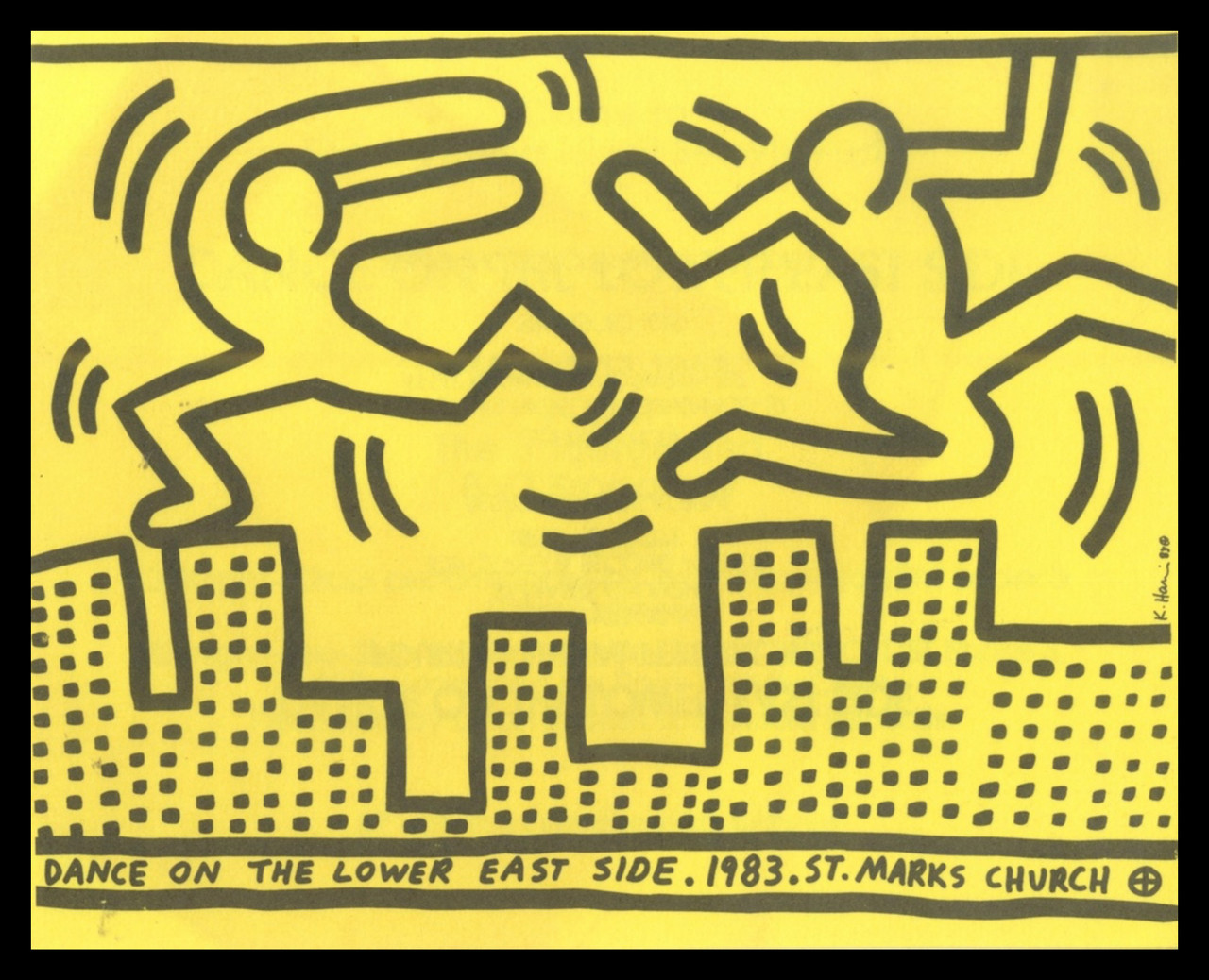 Keith Haring, Dance on the Lower East Side, 1983 - Alpha 137 Gallery