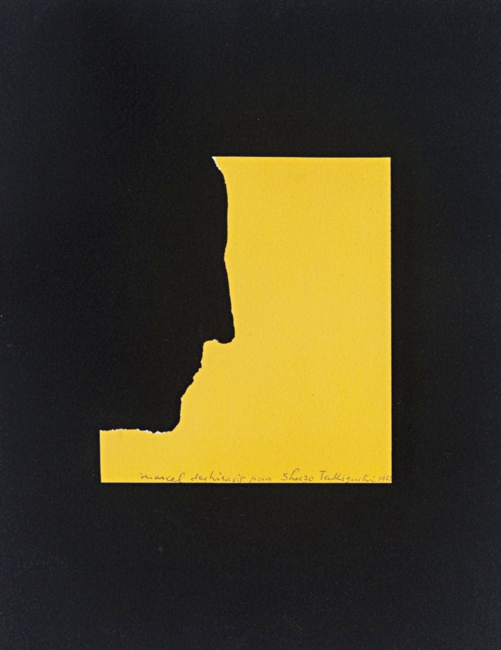 Marcel Duchamp, Self Portrait in Profile (Schwarz 344), 1967