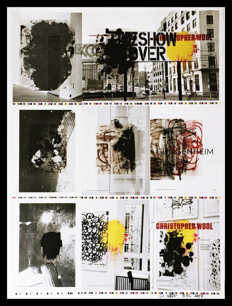 Christopher Wool, The Show is Over (Hand Signed by Christopher