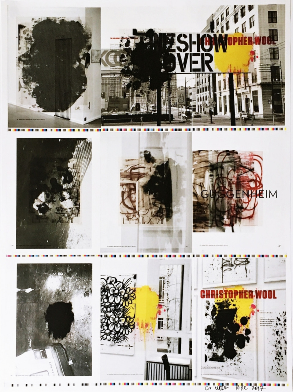 Christopher Wool, The Show is Over (Hand Signed by Christopher
