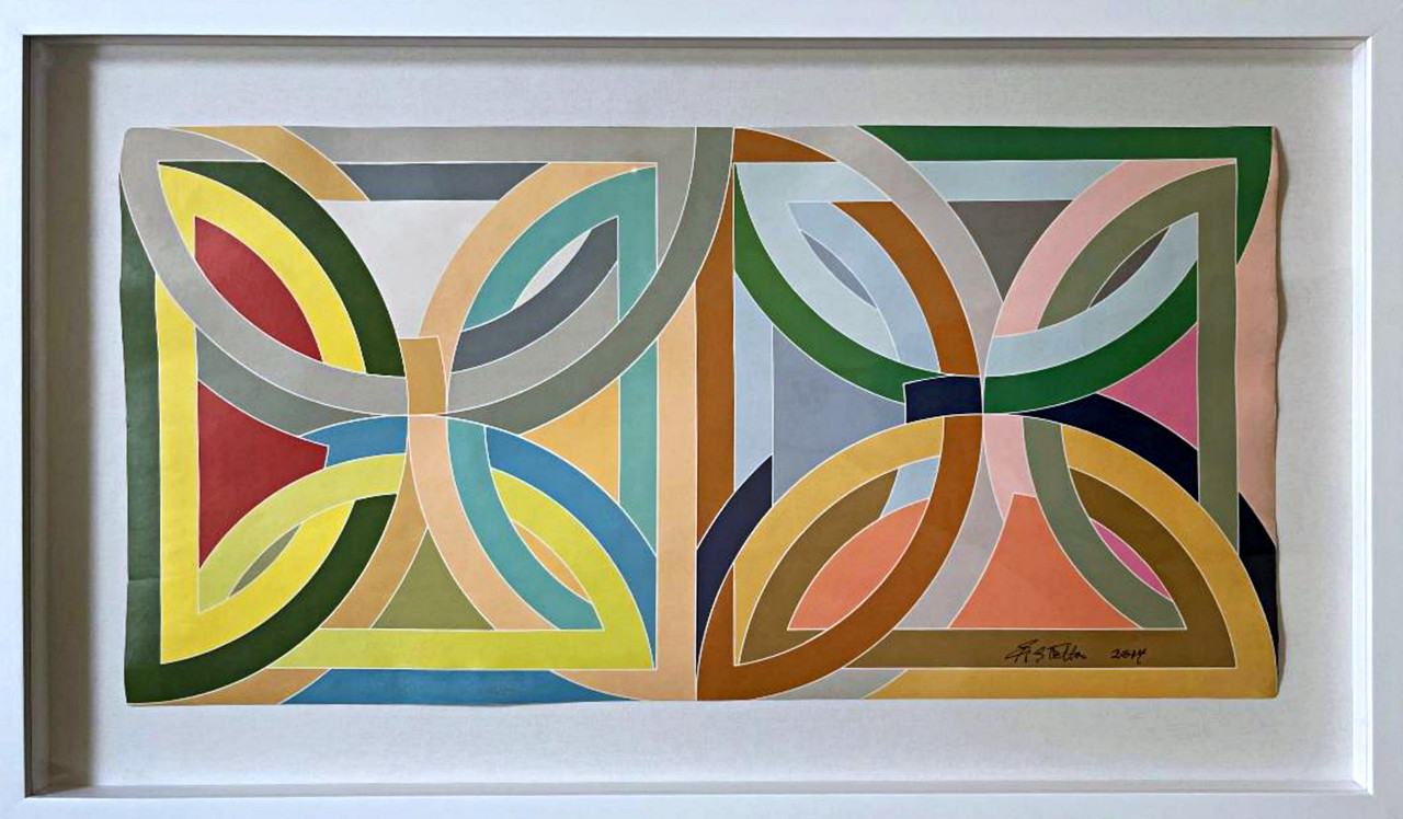 Frank Stella at Leo Castelli (Hand Signed and Dated), 1969 - Alpha