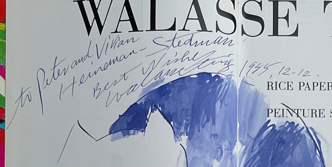 Walasse Ting 丁雄泉, Original CAT drawing held in hardback