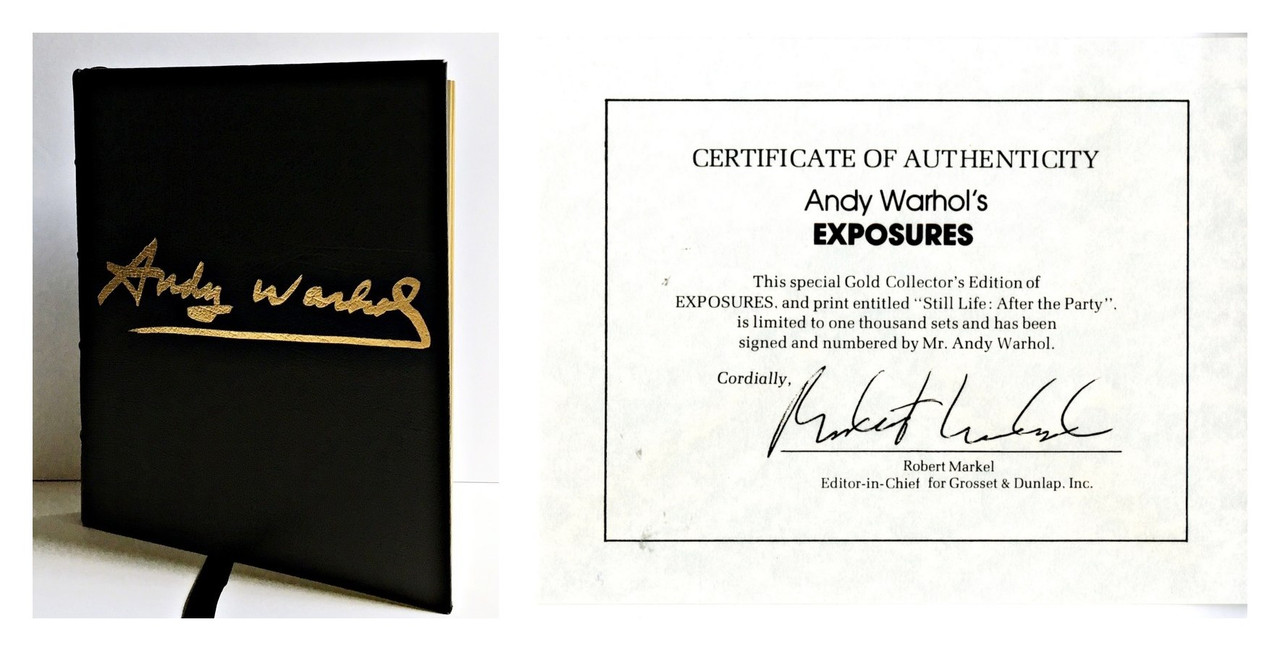 Andy Warhol, Deluxe Collectors' Edition of Exposures (Hand Signed