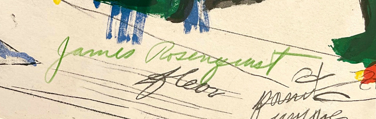 James Rosenquist, Oxy, from the Deluxe Hand signed edition of the One ...