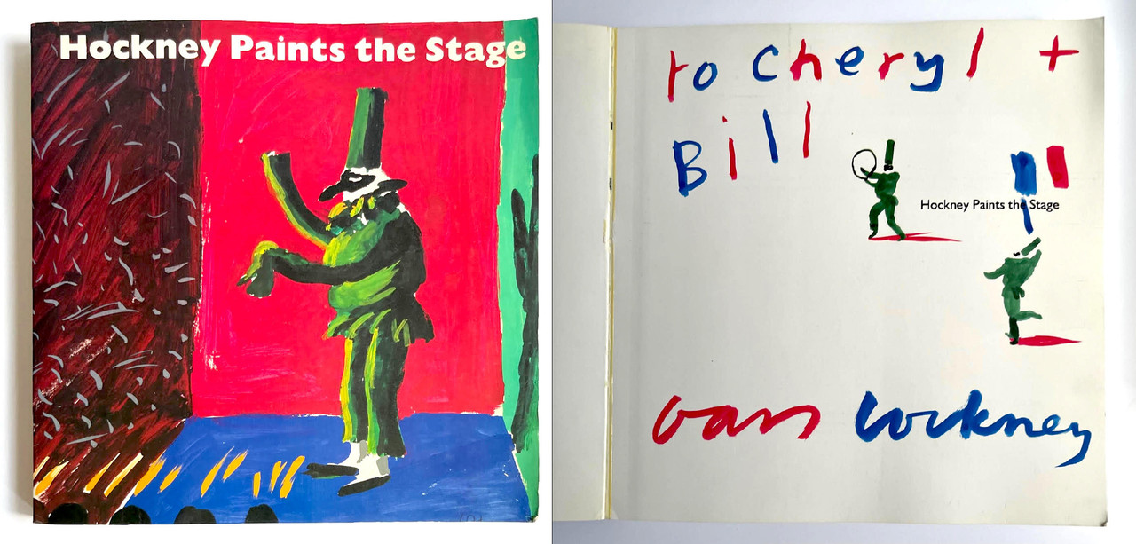 David Hockney, Hockney Paints the Stage (Hand signed and inscribed