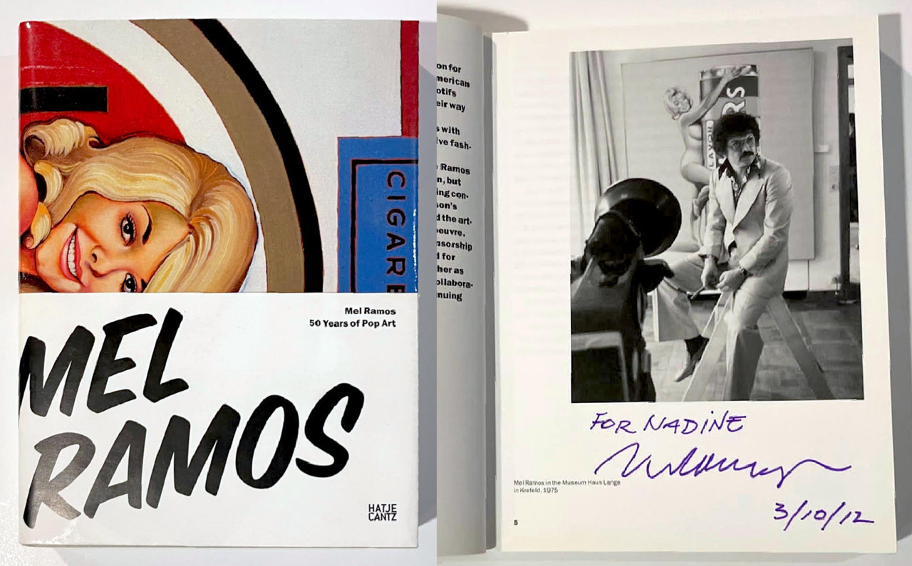 アート・デザイン・音楽 Robert Rosenblum Mel Ramos Albums Mel Ramos, Mel Ramos 50 Years of Pop Art (Hand signed, dated and
