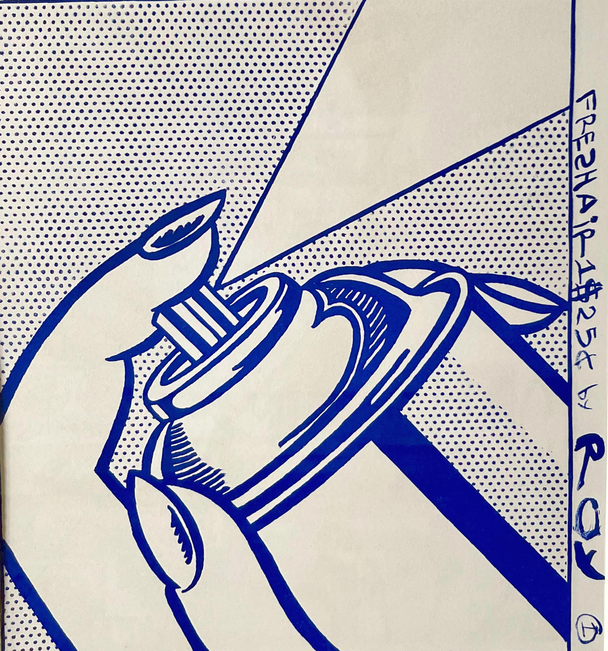 Roy Lichtenstein, Girl With Spray Can (Deluxe hand signed edition