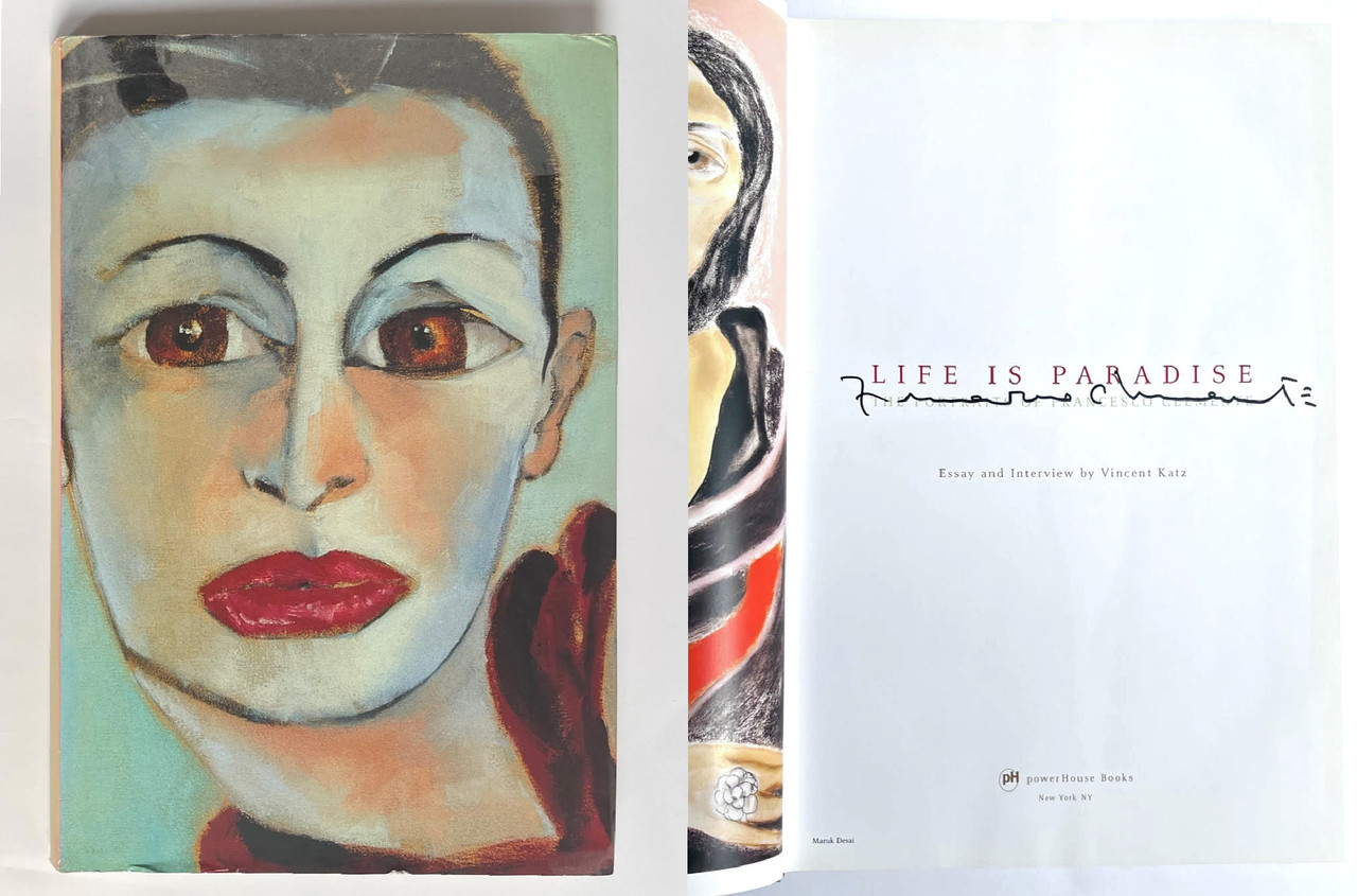 Life is Paradise Francesco Clementeクレメンテ Francesco Clemente, Life is Paradise (Hand signed by