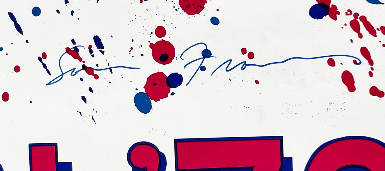 Sam Francis, Sam Francis McGovern '72 Poster (Hand signed by Sam