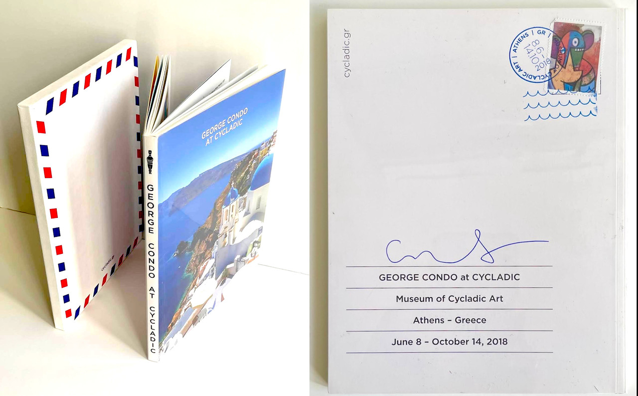 George Condo, George Condo at Cycladic (hand signed by George