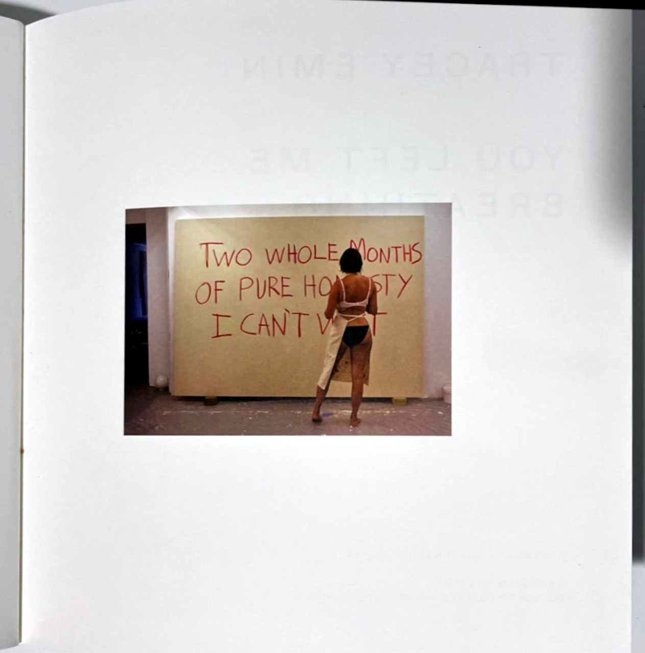 【美品】YOU LEFT ME BREATHING by TRACEY EMIN Tracey Emin, You Left Me Breathing (Hand signed and