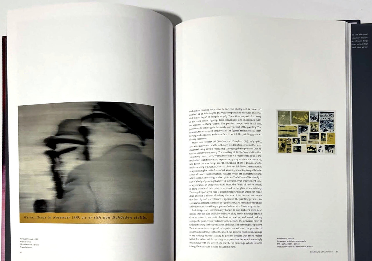 Gerhard Richter Sils　直筆サイン本 Gerhard Richter Sils 直筆サイン本 Gerhard Richter Sils 直筆