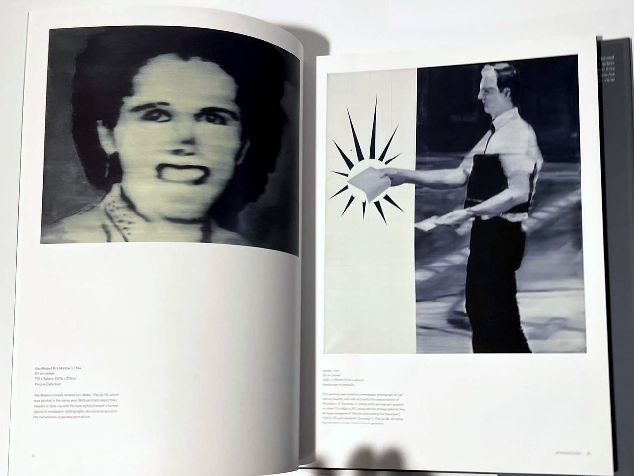 Gerhard Richter Sils　直筆サイン本 GERHARD RICHTER, 804 LESENDE, 1994 - Art Photo Print Card By