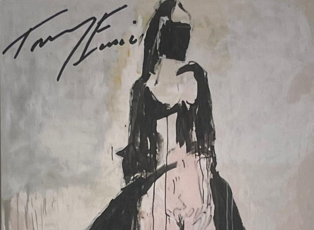 Tracey Emin, Svart katt / Black cat (2008), from the exhibition