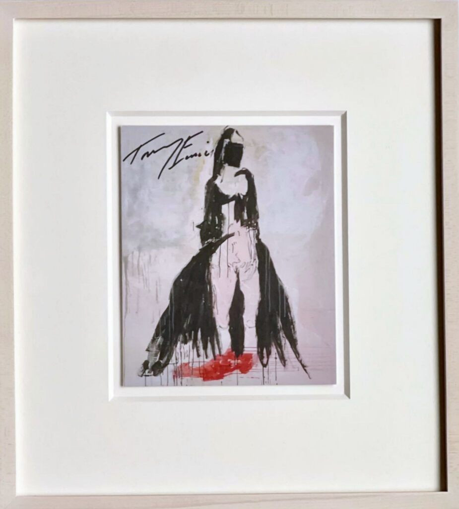 Tracey Emin, Svart katt / Black cat (2008), from the exhibition